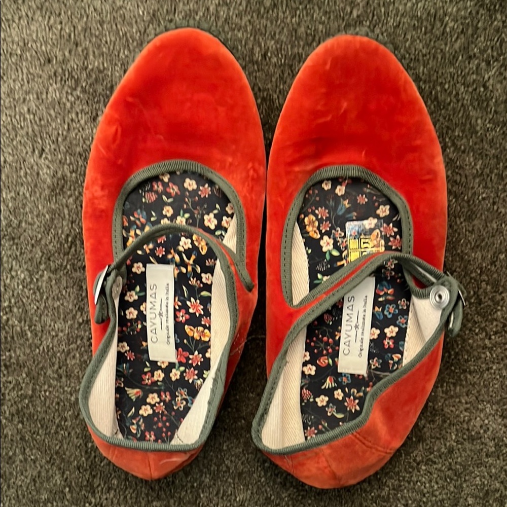 Cayumas Velvet Mary Janes Boheme Verde Palude 37